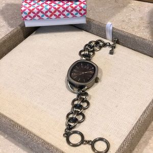 Premier Designs Roping Time Antique Brass Watch